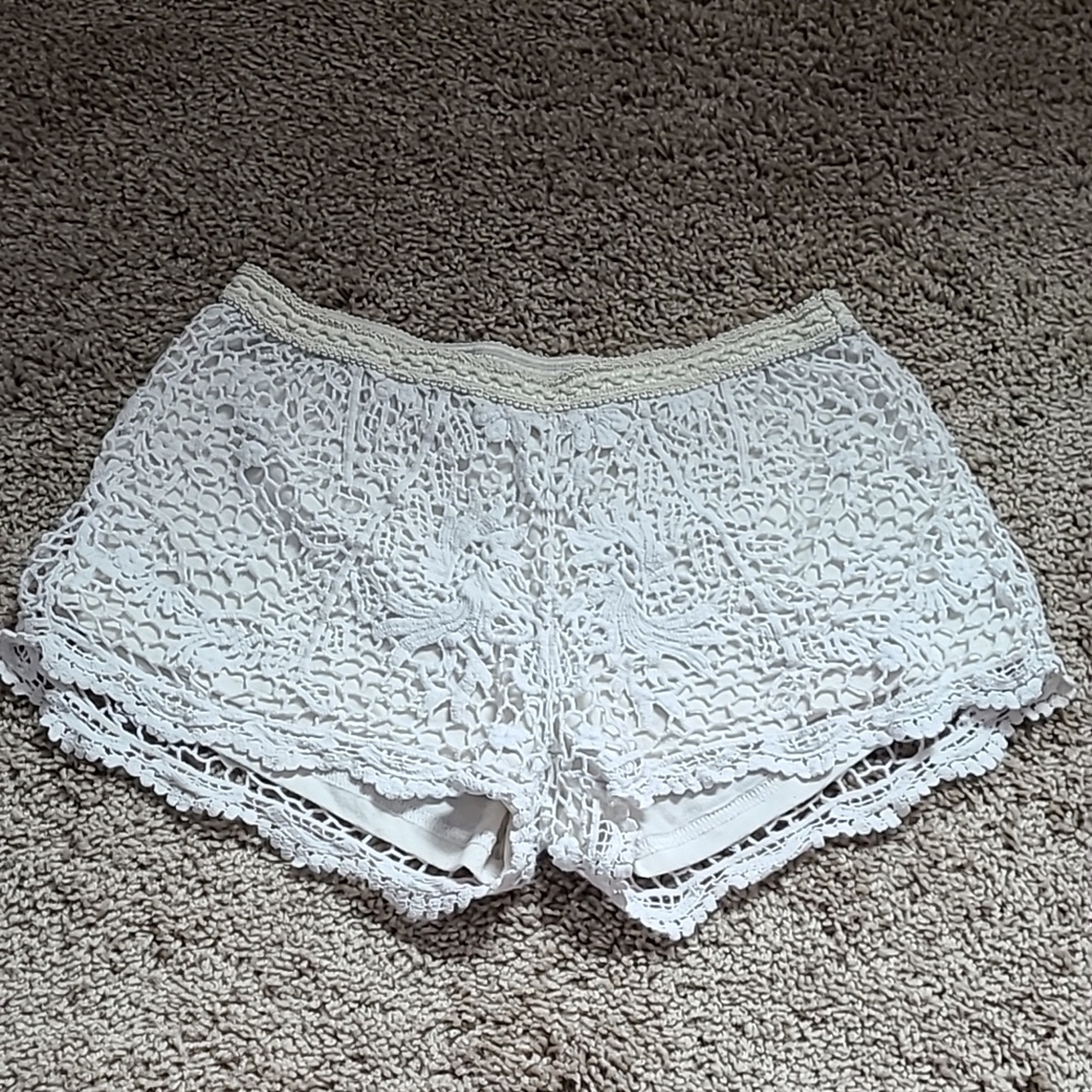 Crochet Lace Shorts XS